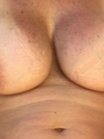 48 year old wife Liz's boobs tanlines